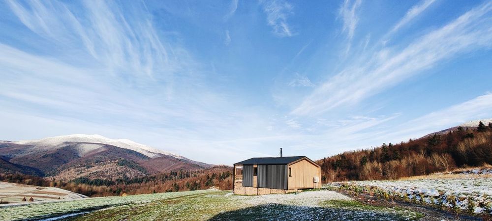 Modulhaus in der Natur